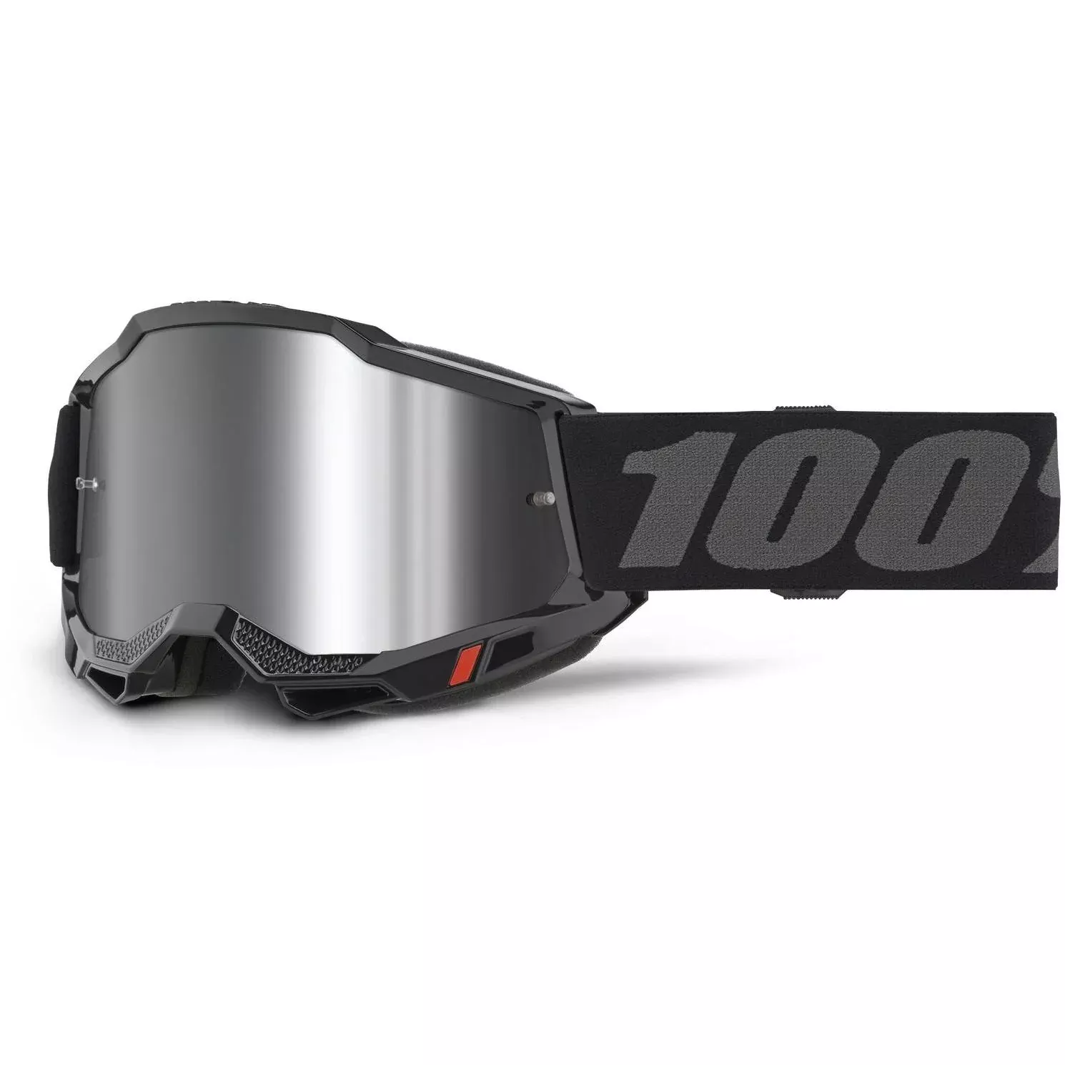 100% Accuri 2 Goggles Black – Mirror Silver
