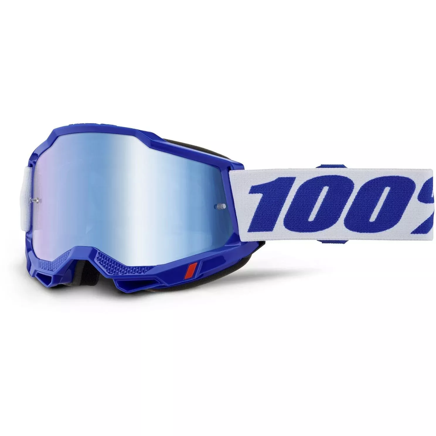 100% Accuri 2 Goggles Blue with Blue Mirror Lens