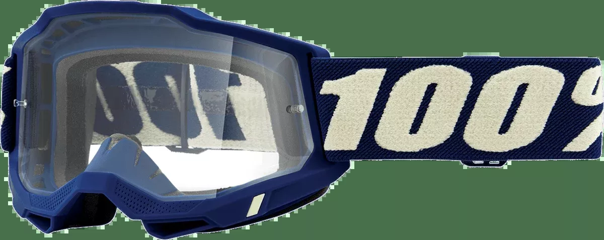 100% Accuri 2 Goggles – Deep Marine – Clear 50221-101-11