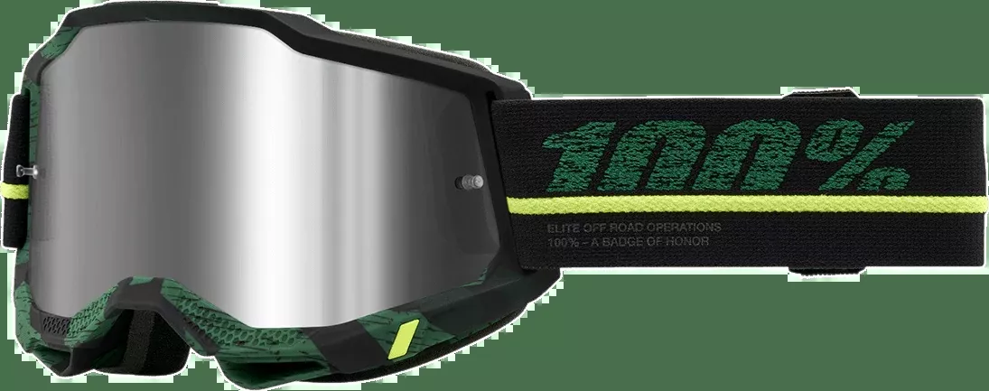 100% Accuri 2 Goggles – Overlord – Silver 50014-00011