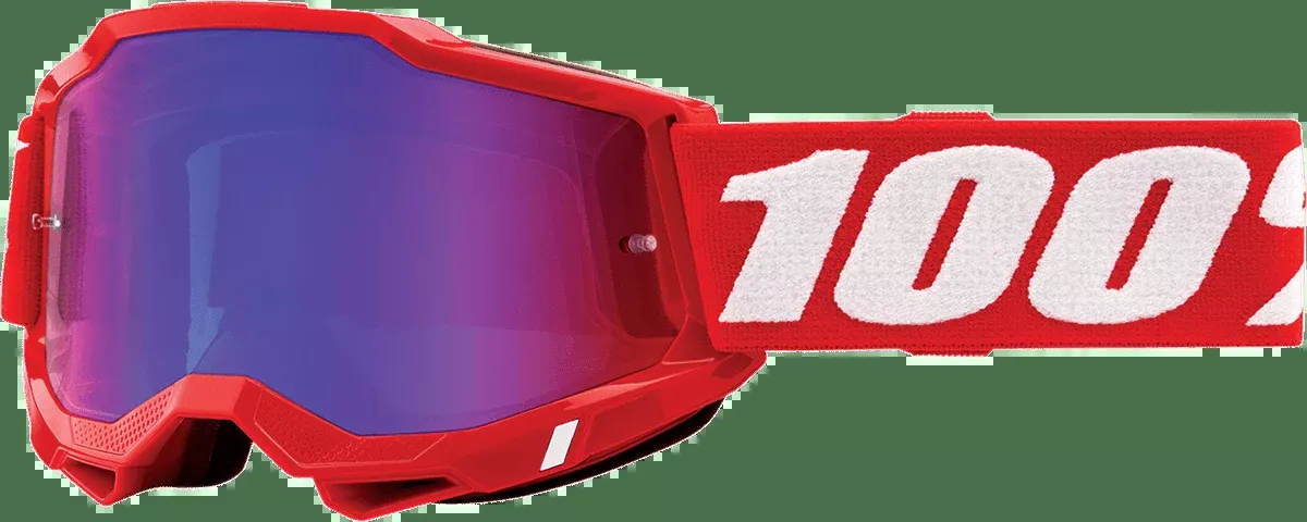 100% Accuri 2 Goggles – Red – Red/Blue Mirror 50014-00005