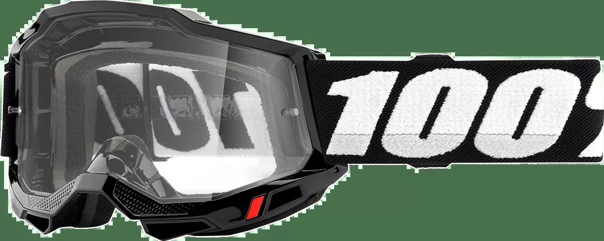 100% Accuri 2 OTG Goggles – Black – Clear 50018-00001
