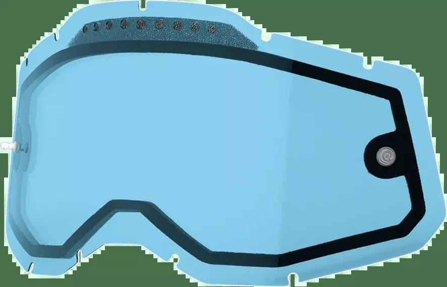 100% Accuri 2/Racecraft 2/Strata 2 Dual Lens – Vented – Blue 59082-00004
