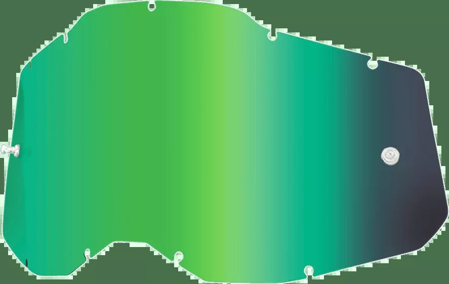 100% Accuri 2/Racecraft 2/Strata 2 Lens – Green Mirror 59078-00003