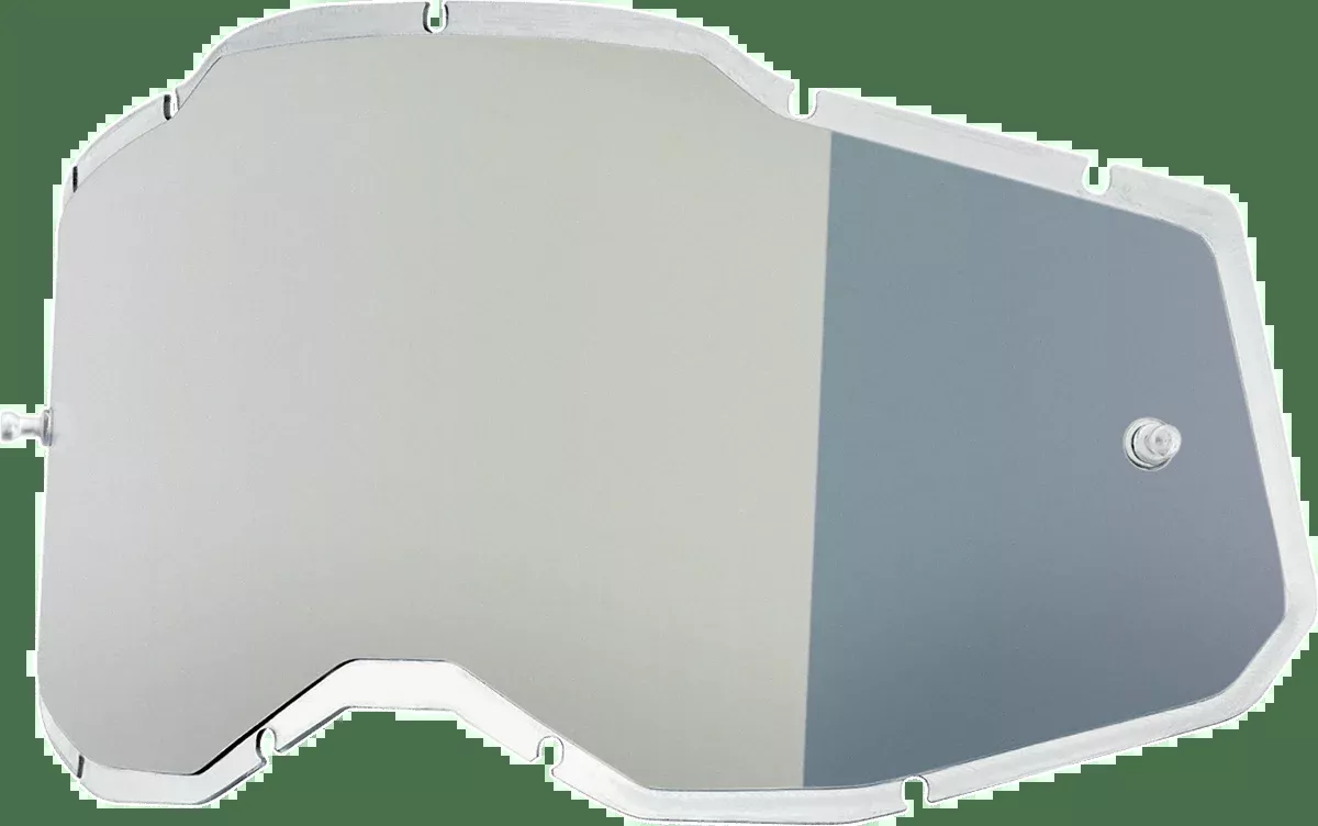 100% Accuri 2/Racecraft 2/Strata 2 Lens – Injected Silver 59091-00001