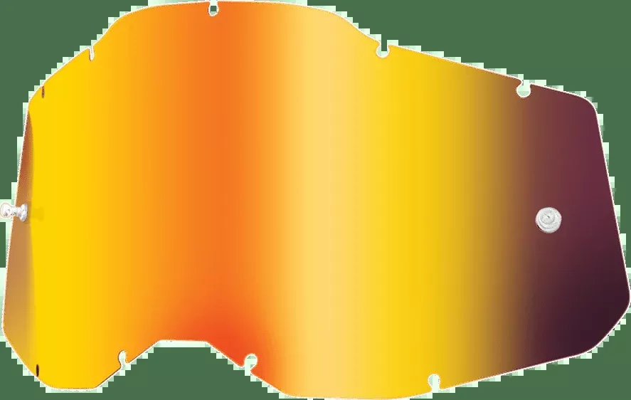 100% Accuri 2/Racecraft 2/Strata 2 Lens – Red Mirror 59078-00005