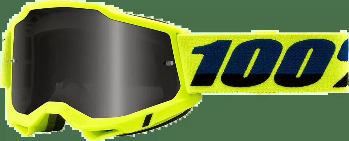 100% Accuri 2 Sand Goggles – Fluo Yellow – Smoke 50020-00003