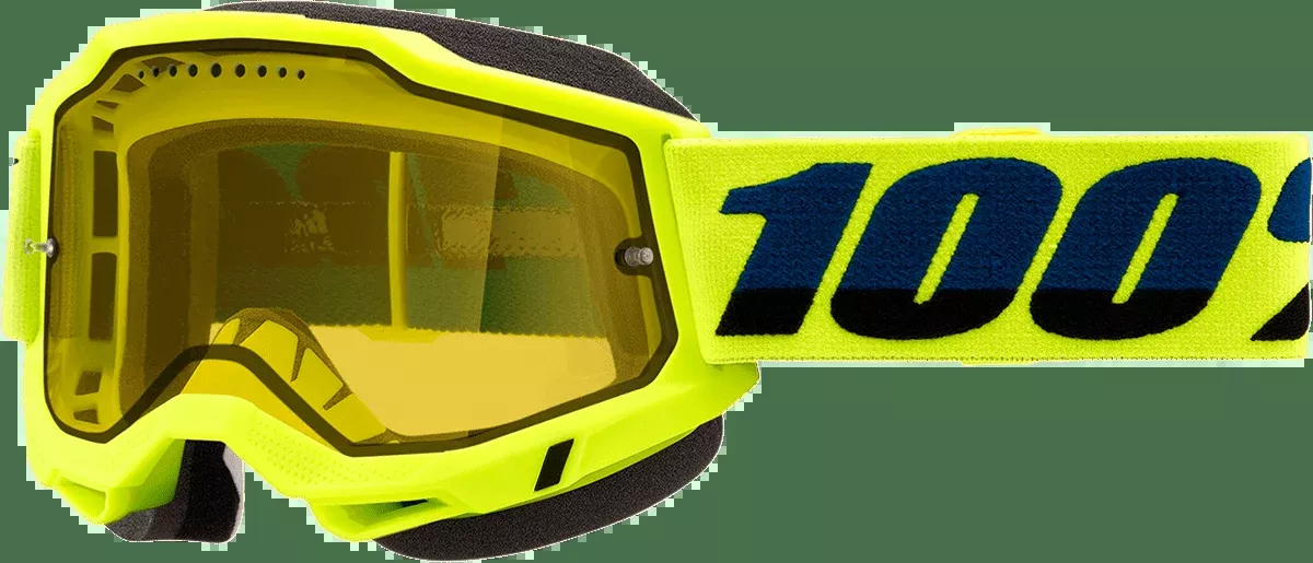 100% Accuri 2 Snow Goggles – Fluo Yellow – Yellow 50021-00003
