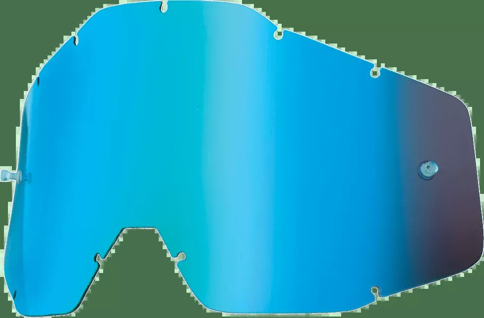 100% Accuri/Strata/Racecraft Lens – Blue Mirror 51002-002-02