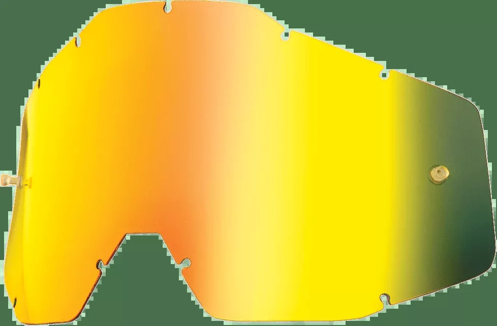 100% Accuri/Strata/Racecraft Lens – Gold Mirror 59006-00001