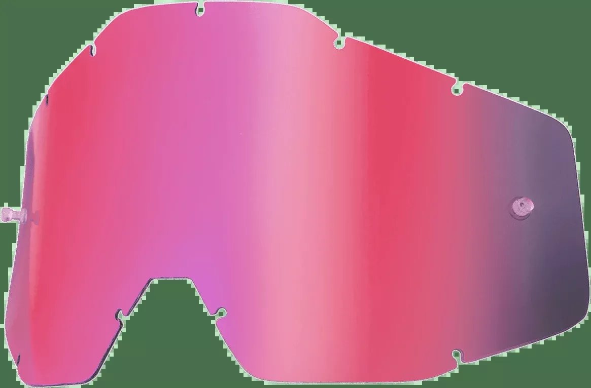 100% Accuri/Strata/Racecraft Lens – Pink Smoke Mirror 51002-016-02