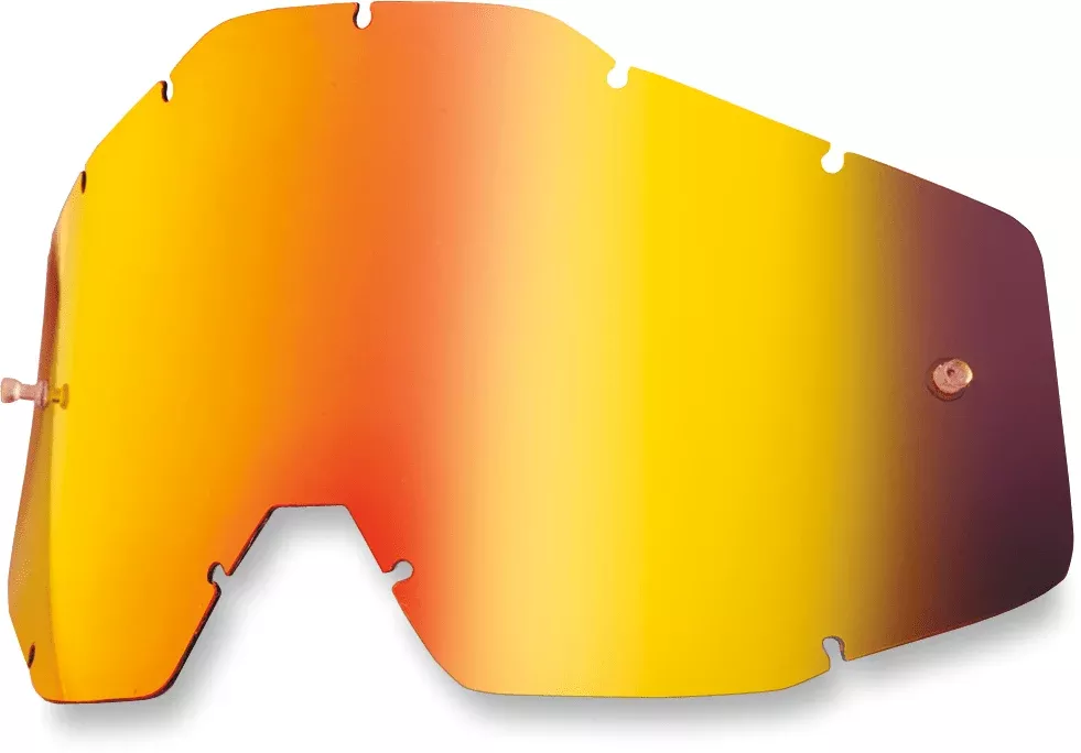 100% Accuri/Strata/Racecraft Lens – Red Mirror 59006-00002
