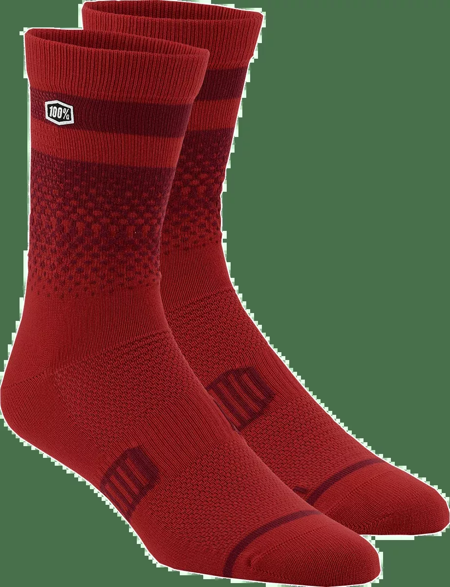 100% Advocate Socks – Cherry/Brick – Small/Medium 24017-419-17