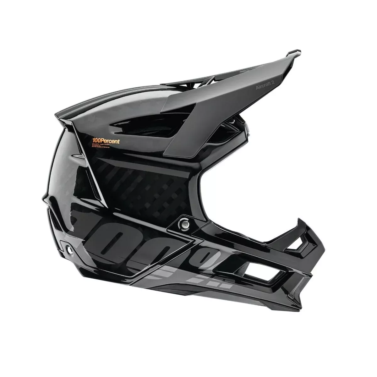 100% Aircraft 2 Full Face Helmet Black