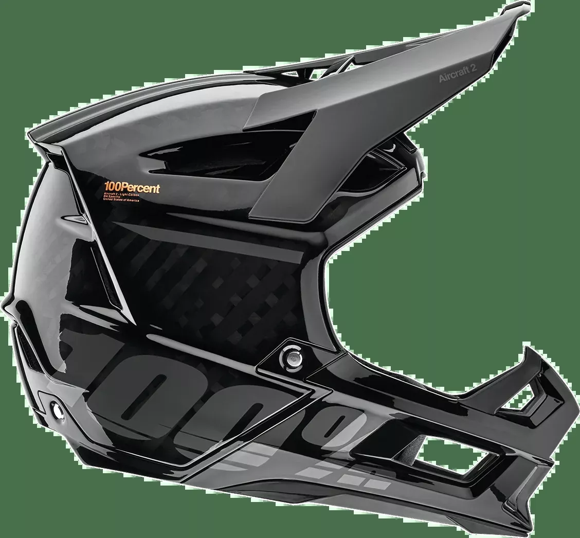 100% Aircraft 2 Helmet – Black – Medium 80002-00002