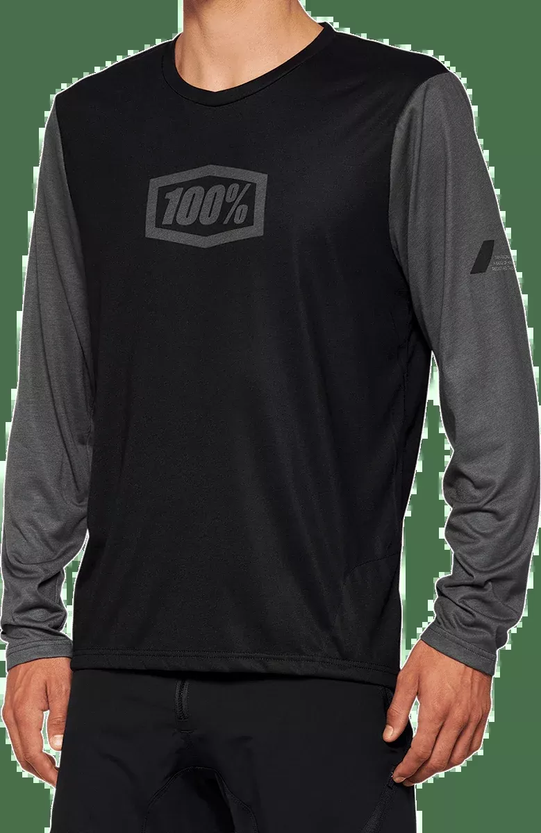 100% Airmatic Long-Sleeve Jersey – Black – Small 40019-00000