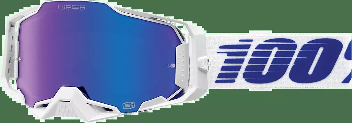 100% Armega Goggles – Izi – HiPER Blue Mirror 50003-00004