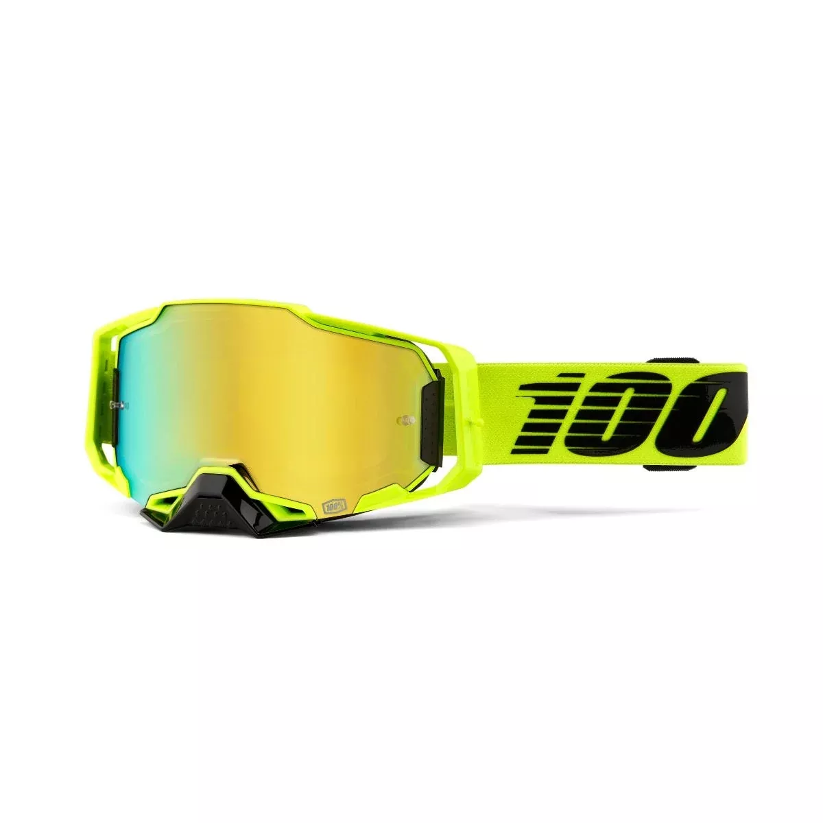 100% Armega Goggles Nuclear Circus – Gold Mirror Lens