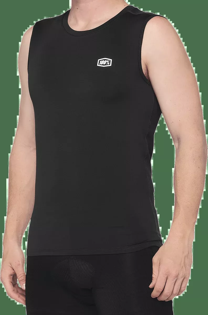 100% Basecamp Sleeveless Shirt – Black – Small 40046-00000