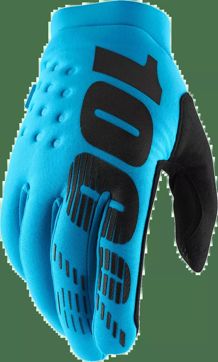100% Brisker Gloves - Turquoise - 2XL 10003-00039