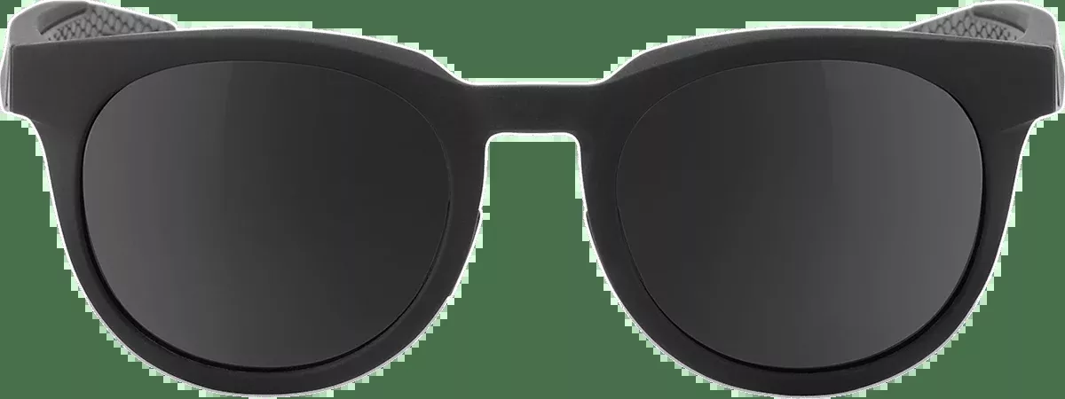 100% Campo Sunglasses – Matte Black – Smoke 61026-019-57