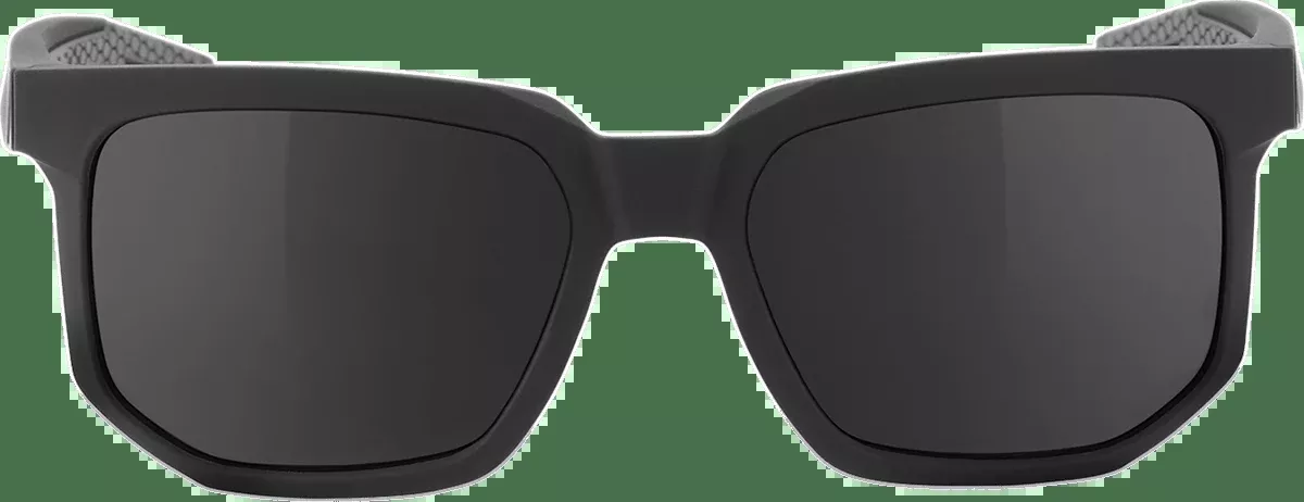 100% Centric Sunglasses - Matte Black - Smoke 61027-019-57