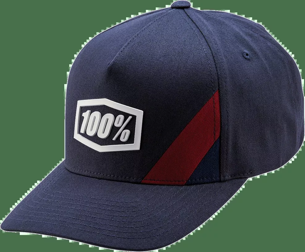 100% Cornerstone Snapback Hat - Steel 20070-245-01