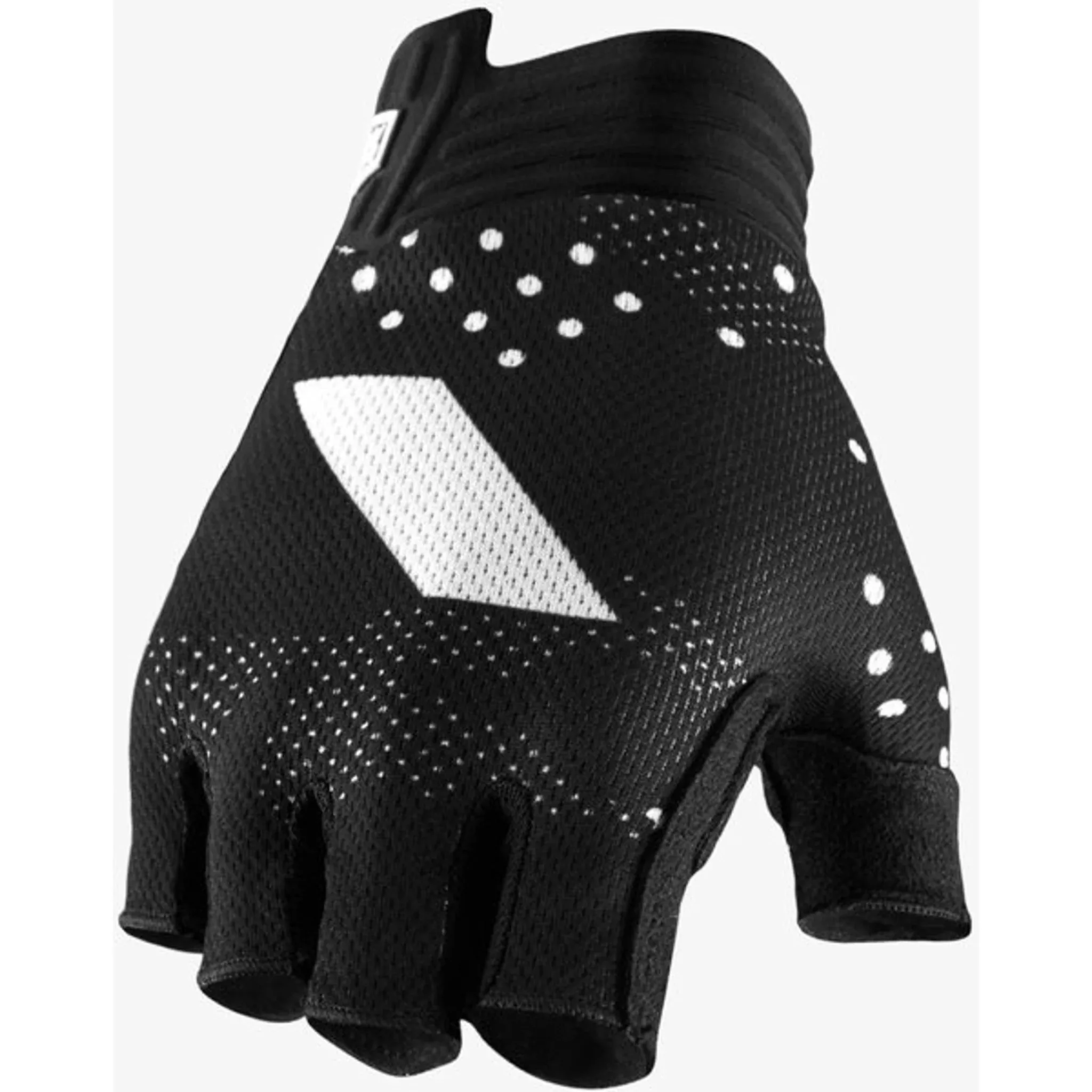 100% Exceeda Gel Women’s Short Finger Gloves Black