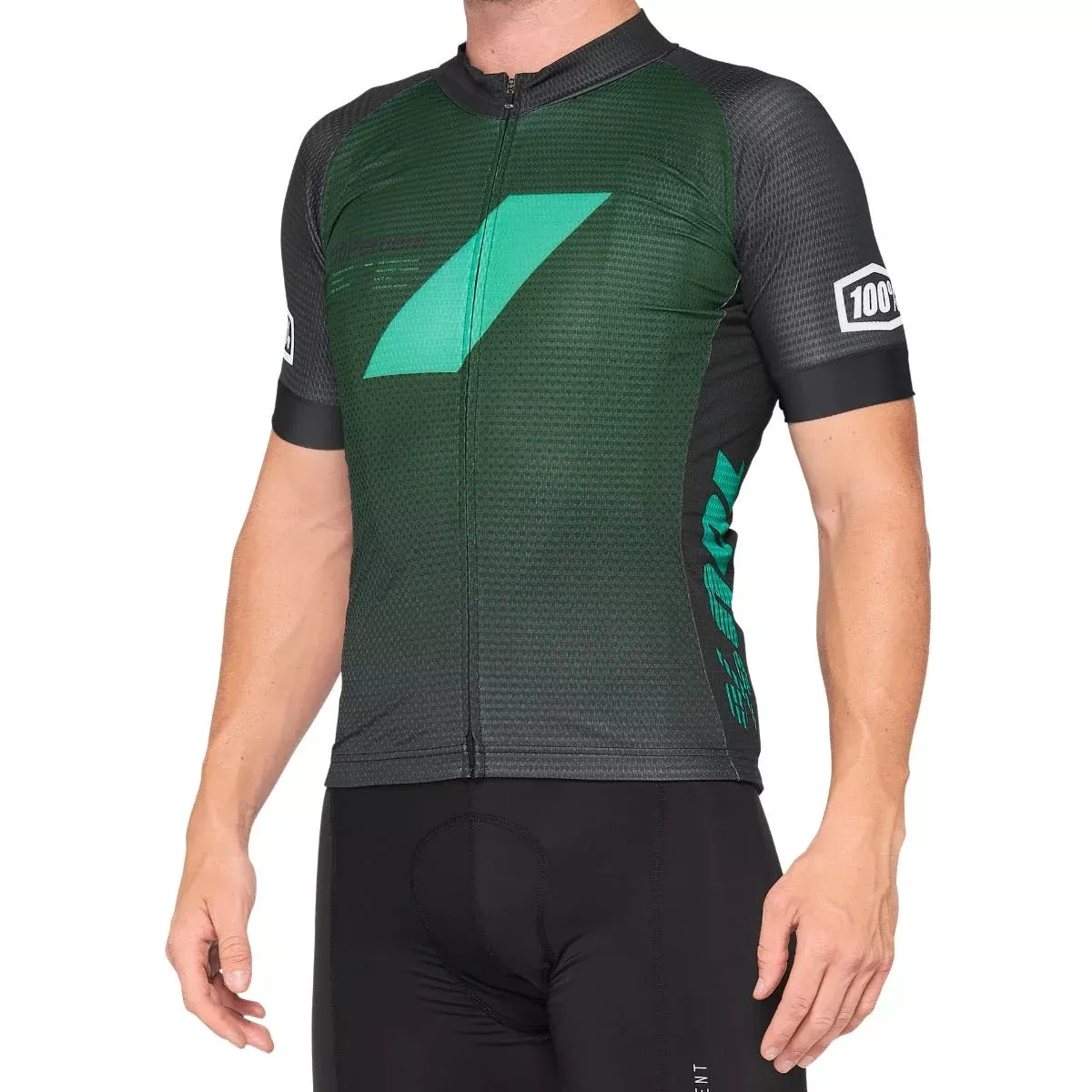 100% Exceeda Mountain Bike Jersey Teal/Black