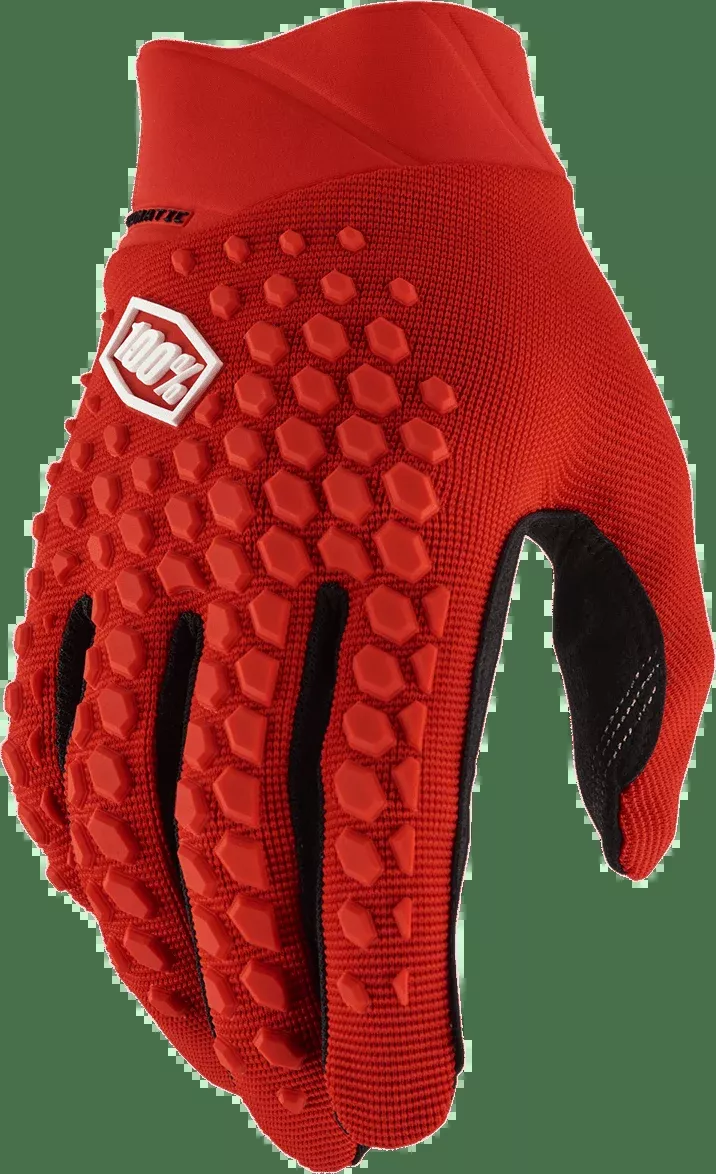 100% Geomatic Gloves - Red - Large 10026-00017
