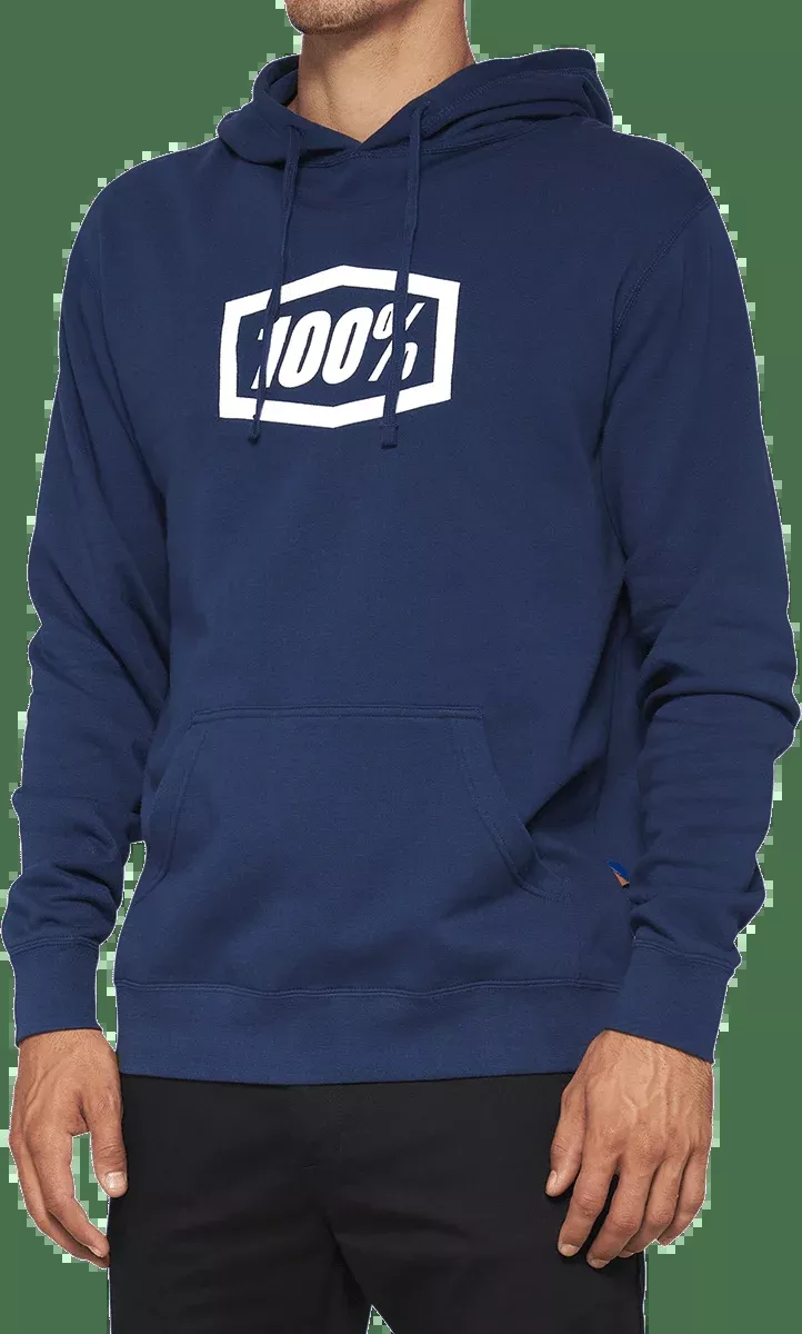 100% Icon Pullover Hoodie - Navy - 2XL 20029-00029