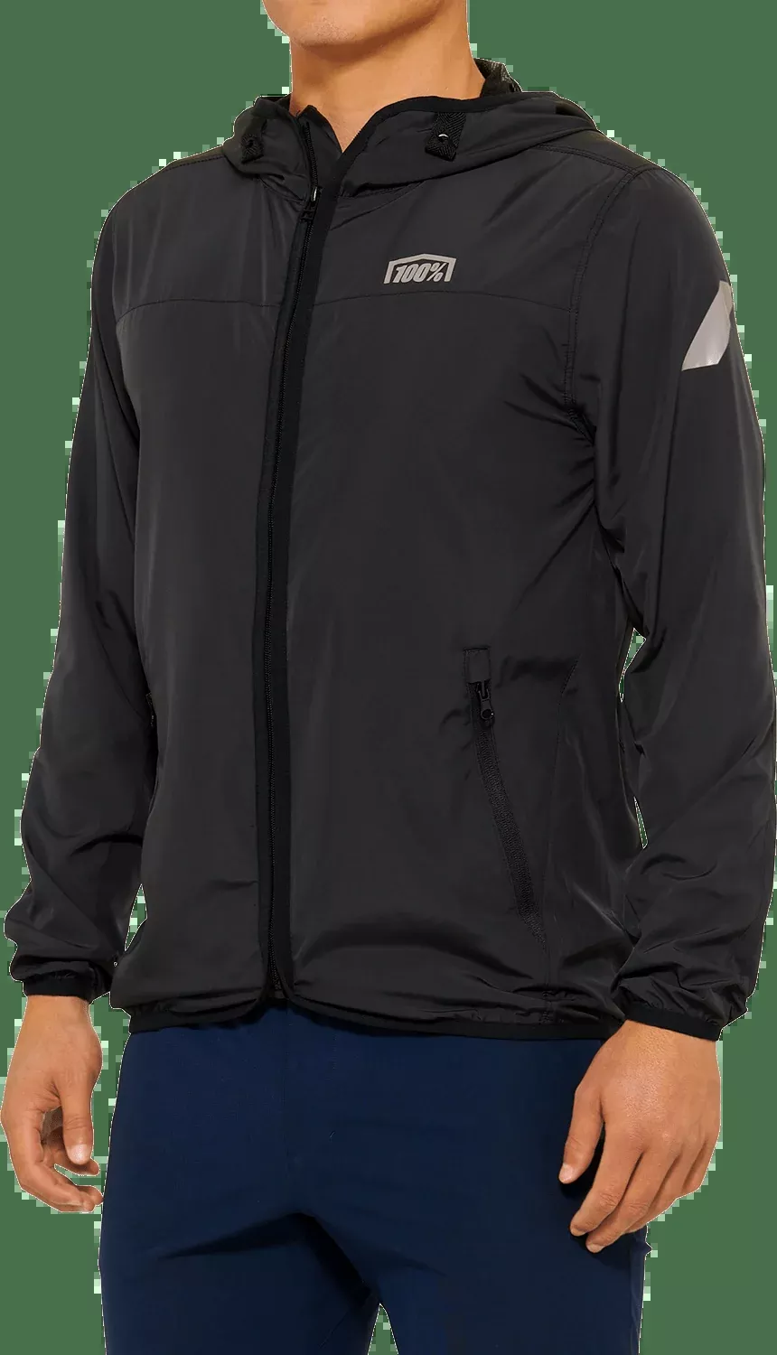 100% Klutch Jacket - Black - Small 20041-00000
