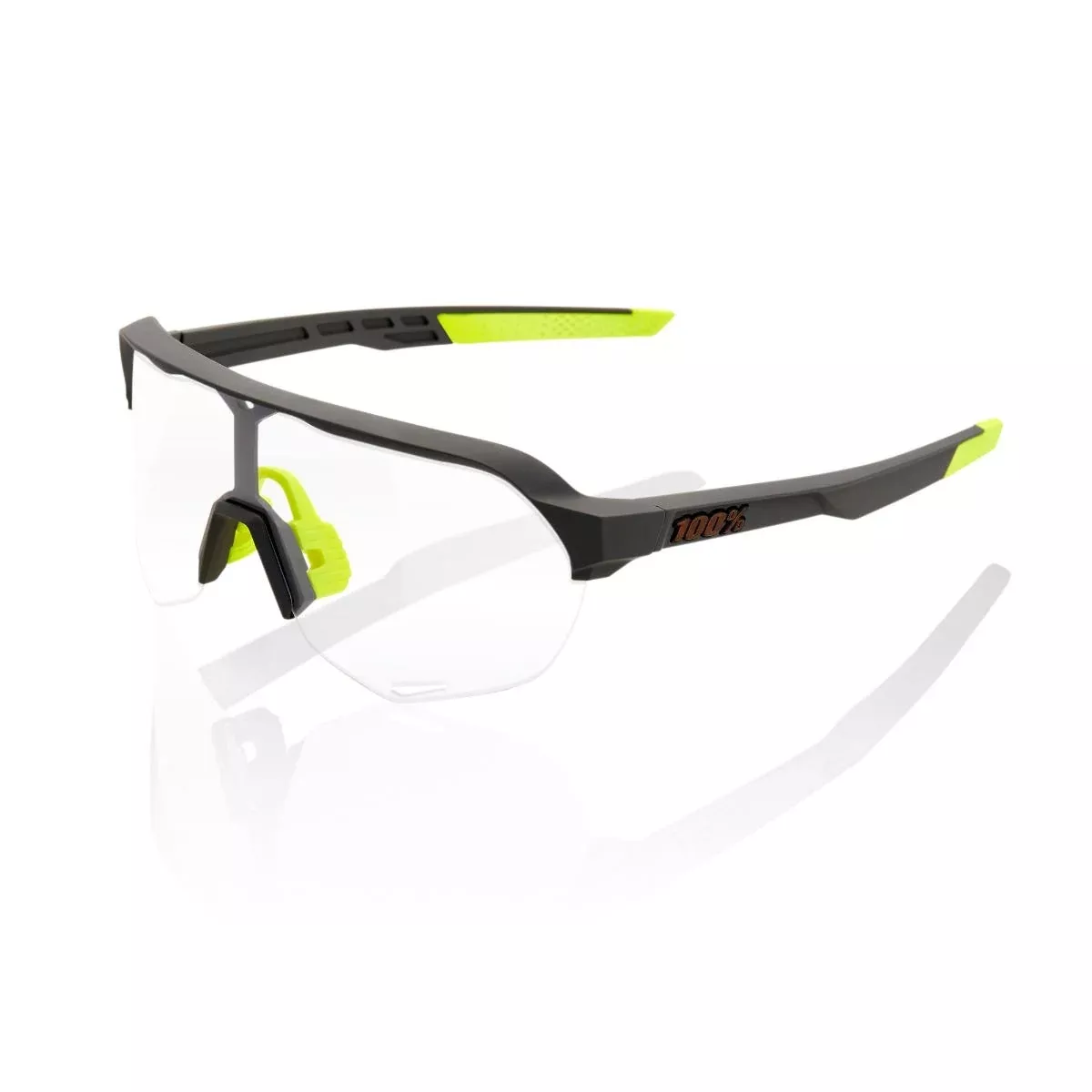 100% S2 Sunglasses Grey Photochromic Lens