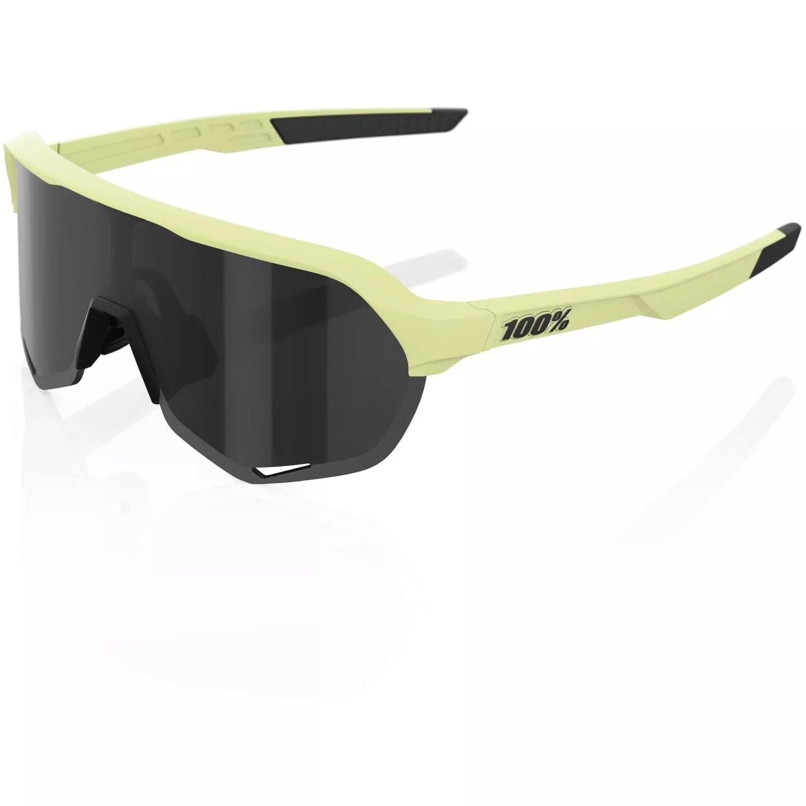 100% S2 Sunglasses Soft Tact Glow – Black Mirror Lens