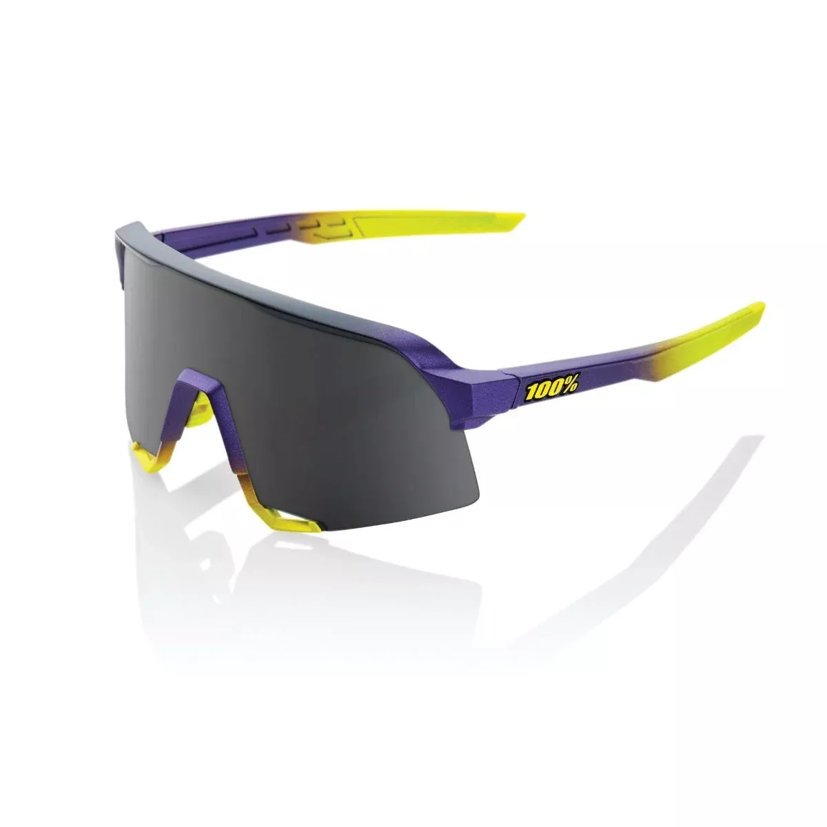 100% S3 Sunglasses Digital Brights with Smoke Lens