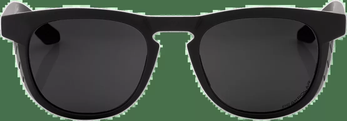 100% Slent Sunglasses - Black - Gray Polarized 61035-100-47