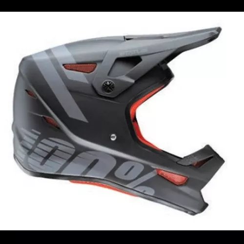 100% Status Full Face Youth Helmet Black Meteor