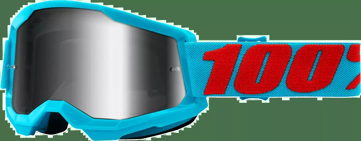 100% Strata 2 Goggles - Summit - Silver Mirror 50028-00011