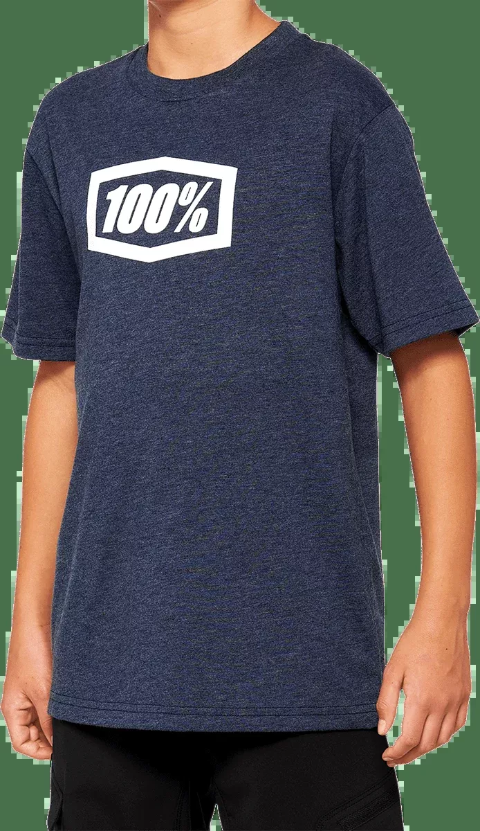 100% Youth Icon T-Shirt - Navy - XL 20001-00015