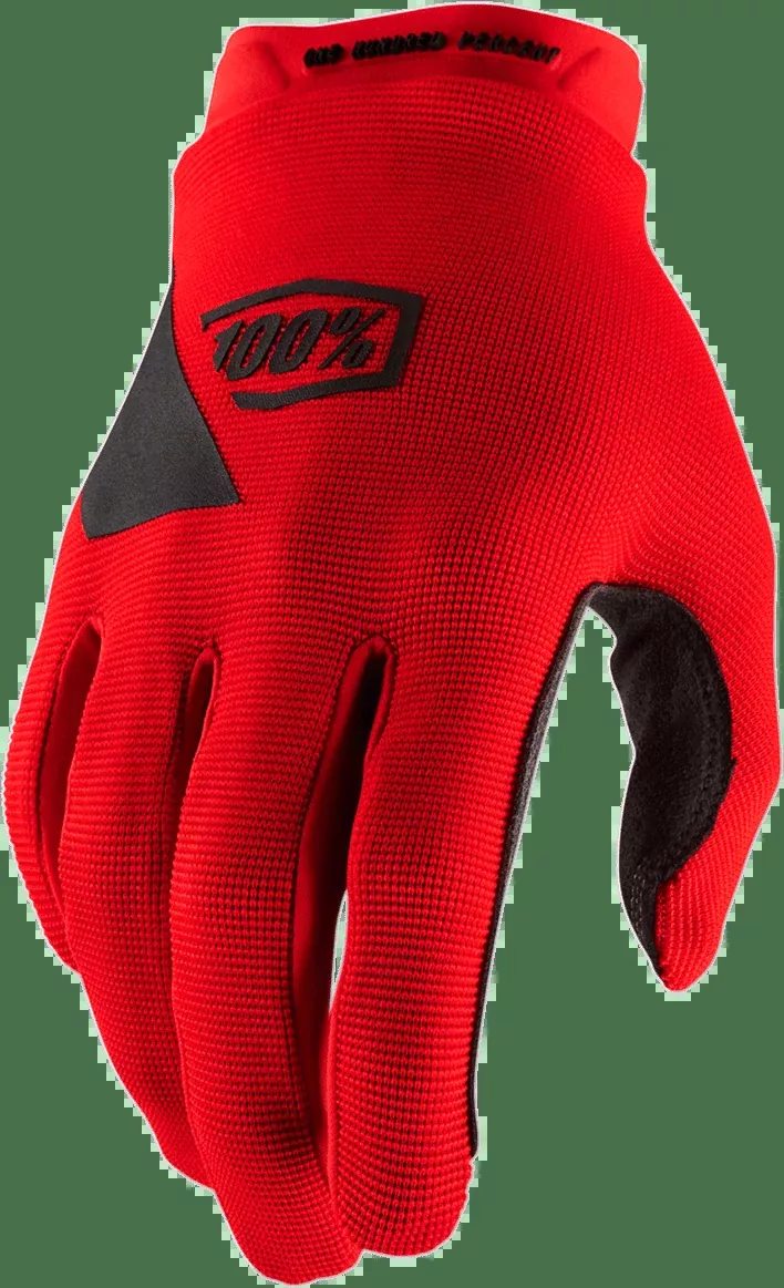 100% Youth Ridecamp Gloves - Red - Small 10012-00004