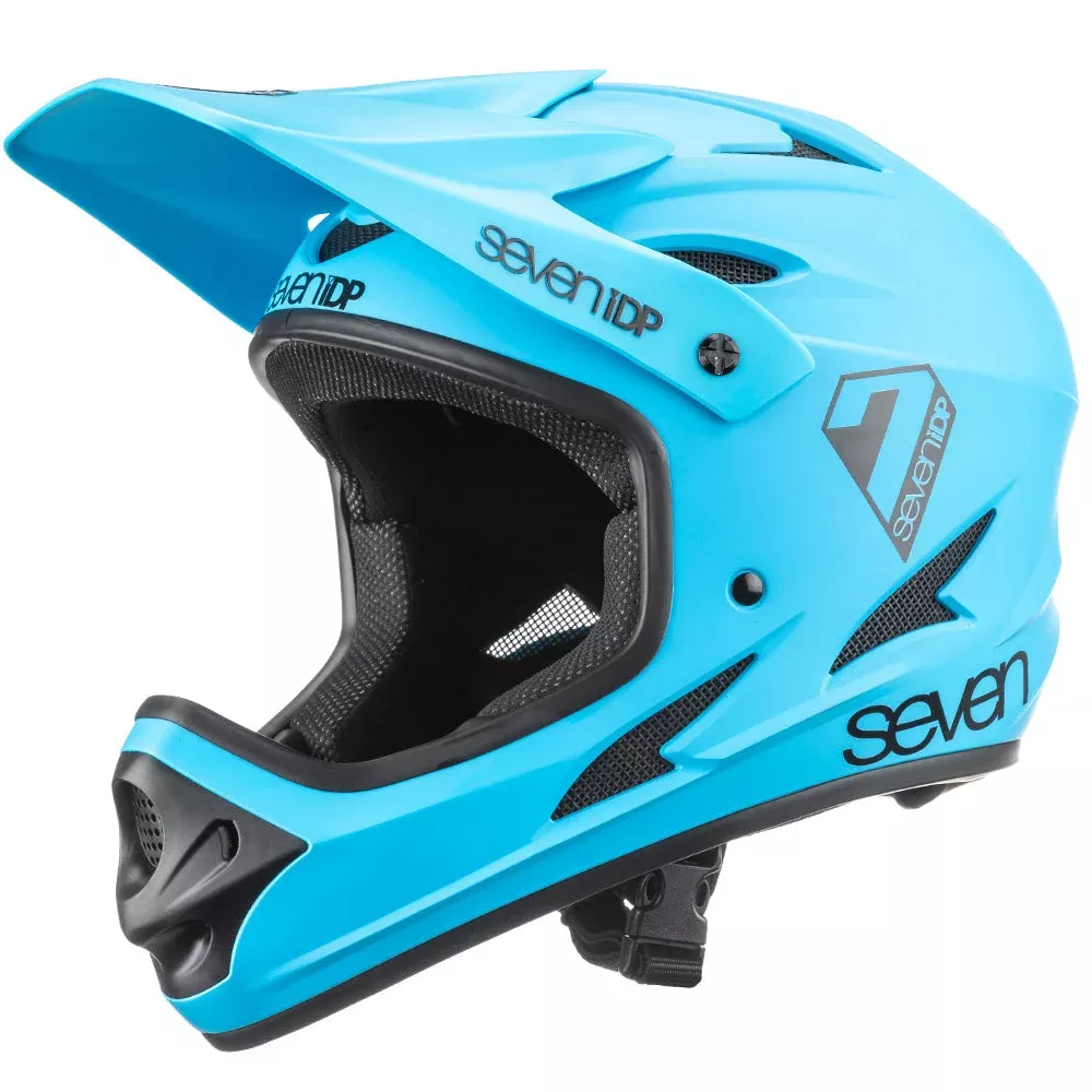 7 iDP M1 Full Face Helmet – Matt Blue