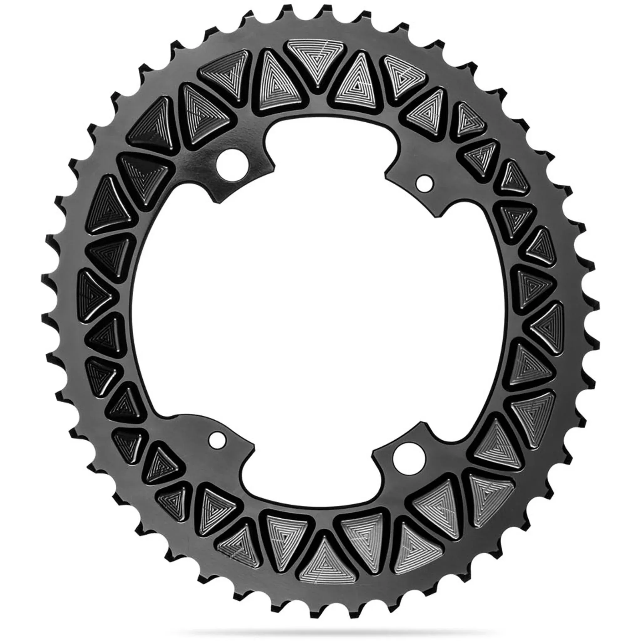 absoluteBLACK 110BCD 4-Hole 2X Sub-Compact Road Chainring (Shimano R9100/R8000)