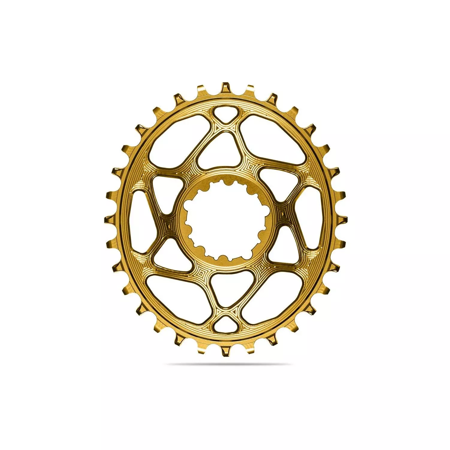 absoluteBLACK Oval Premium Chainring SRAM 3mm Offset Direct Mount Boost 1x Narrow Wide Black