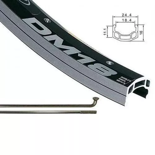 Alex DM-18 27.5” QR Front Wheel Silver