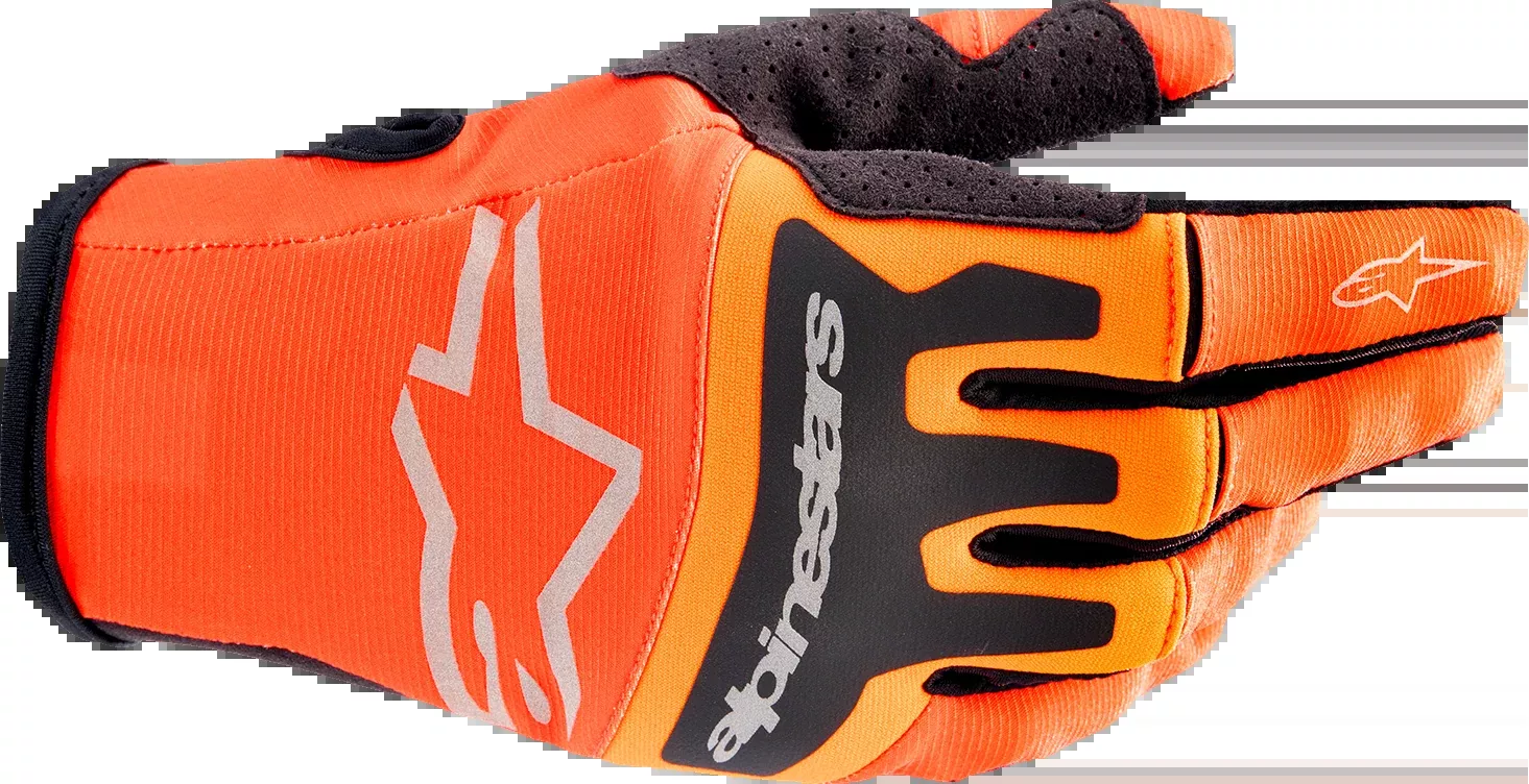 ALPINESTARS Techstar Gloves – Orange/Black – Medium 3561023-411-M