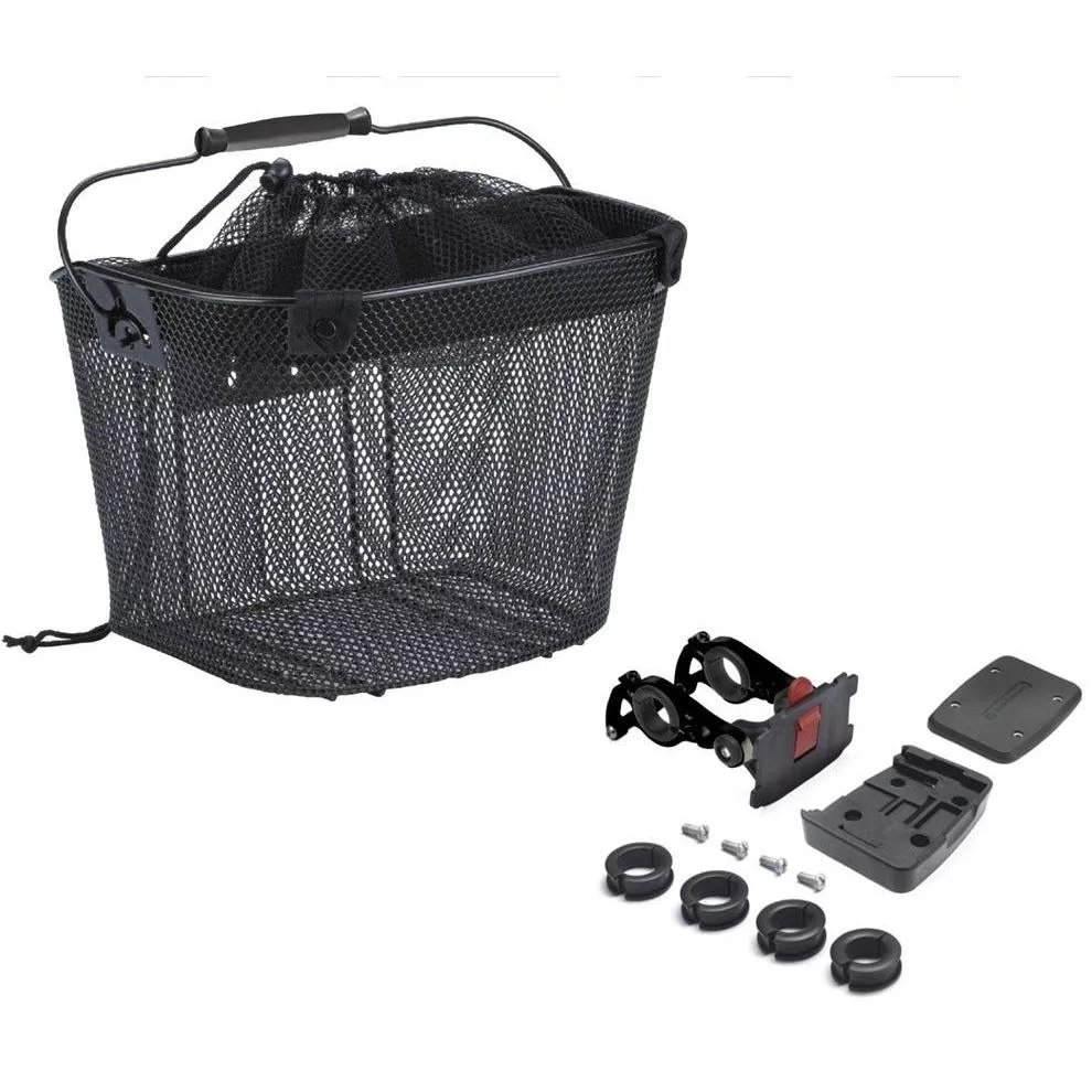 Azur E-Bike Front Basket with QR