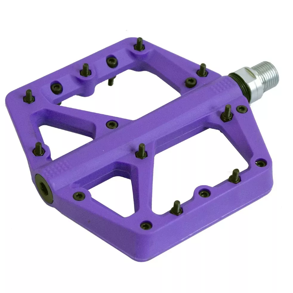Azur Husky Flat Pedals Purple