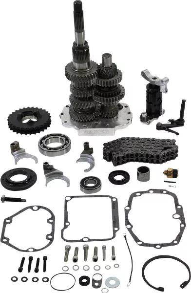 Baker Drivetrain DD6-411-02 Direct Drive 6-Speed Gear Set Harley Evolution 90-97