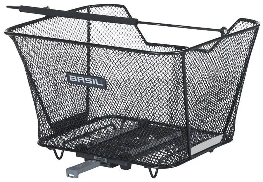 Basil Lesto MIK Rear Basket - Black
