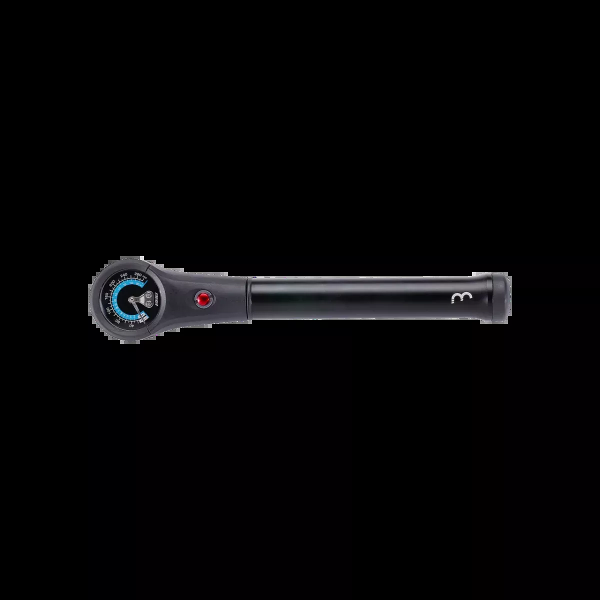 BBB Dual Pressure Combo Shock Pump Black